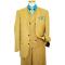 Extrema Solid Banana Super 140's Wool Vested Suit TM09229